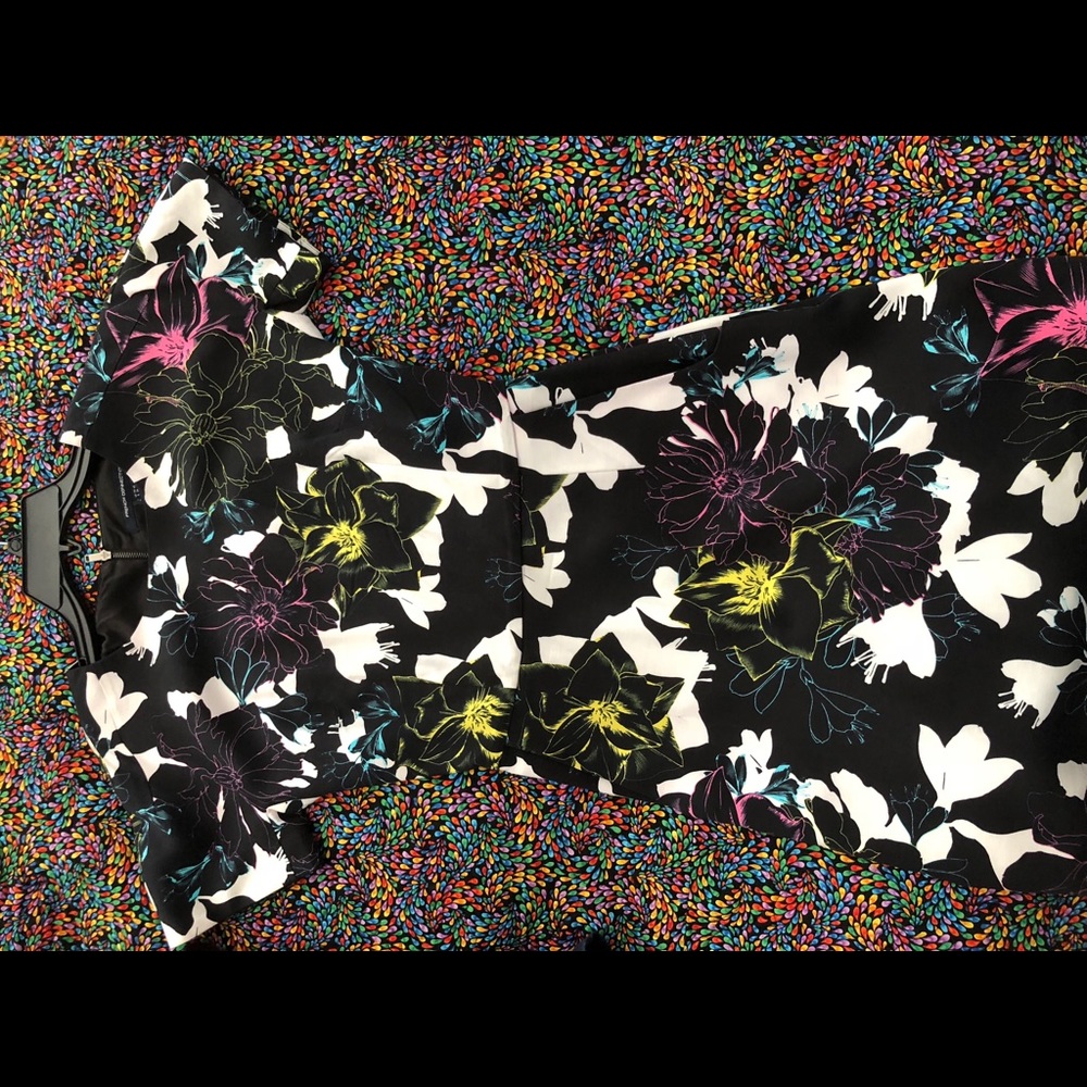 FRENCH CONNECTION Floral Print Dress